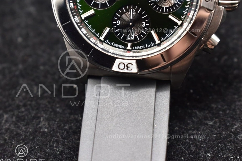 Chrono BLS Version A7750 L-Green Blk LE 43mm B01 1:1 Navitimer SS Best 0327